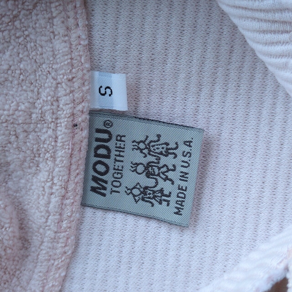 Modu Together Kids Pink Ribbed Jacket Size S - Picture 6 of 8